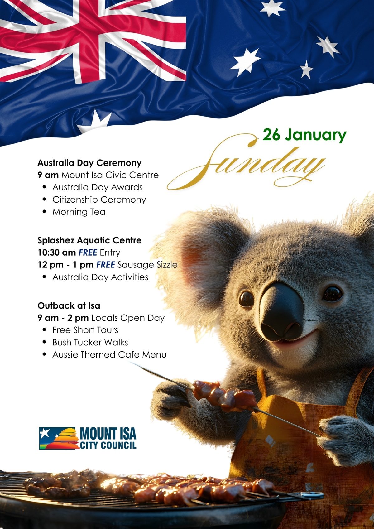 Australia Day 2025 Mount Isa City Council