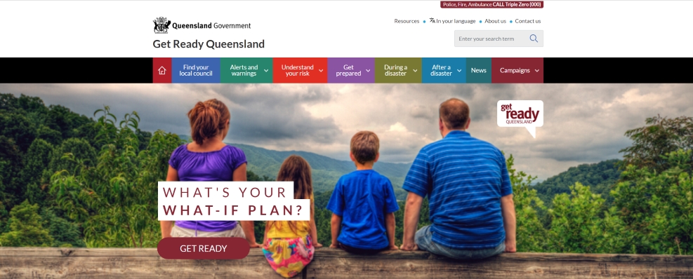Get Ready Qld site