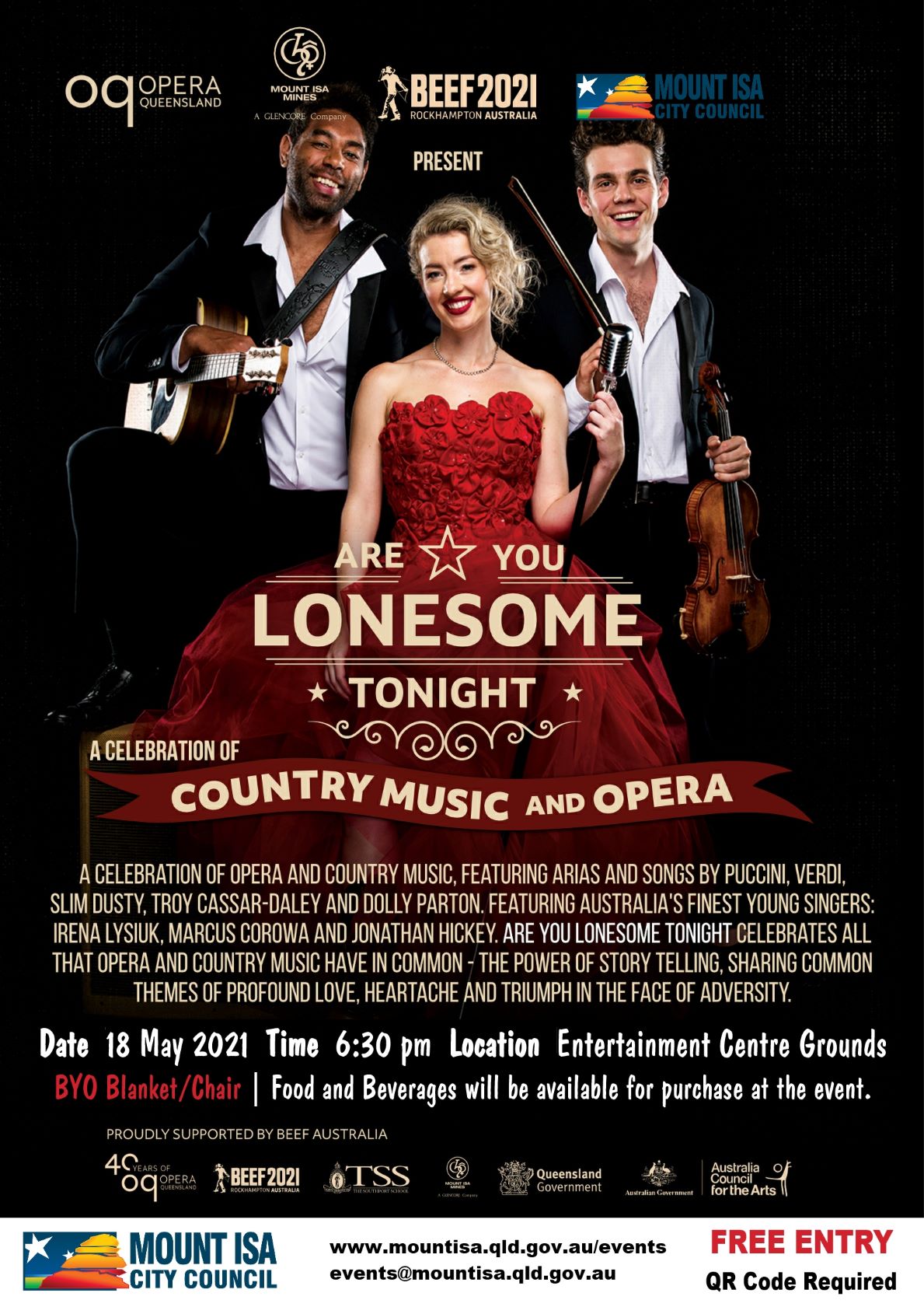Are You Lonesome Tonight Opera Qld