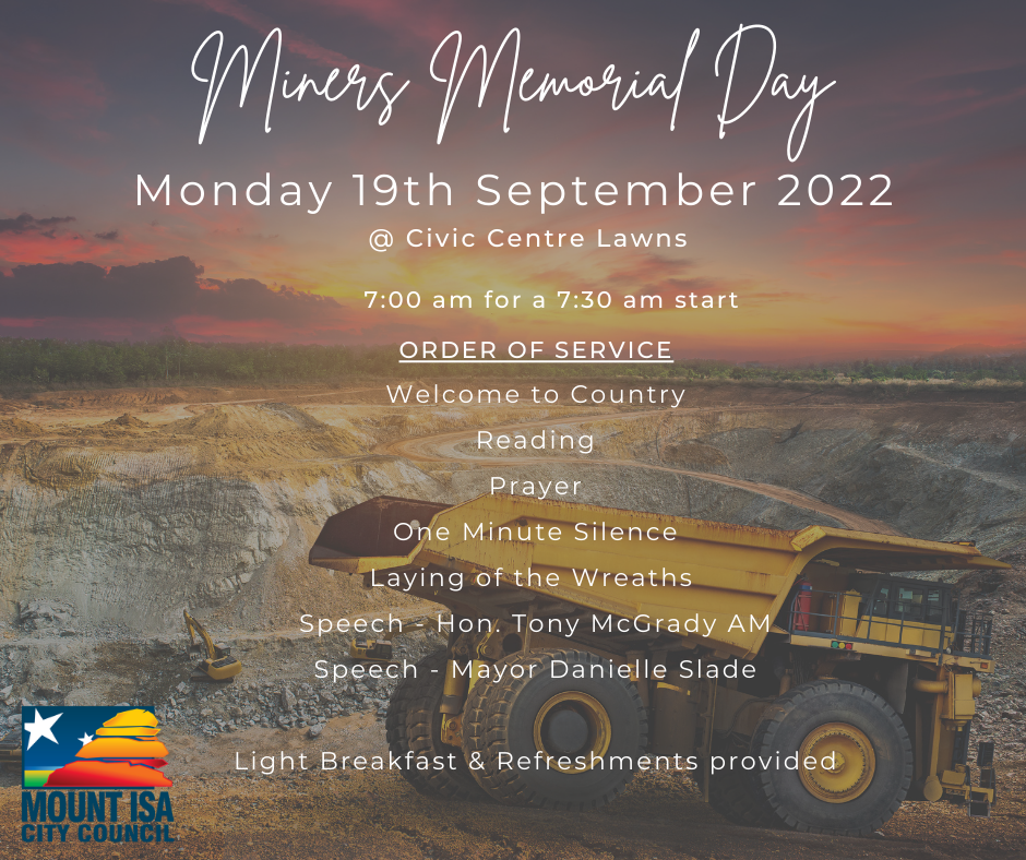 Miners Memorial Day Ceremony 2022